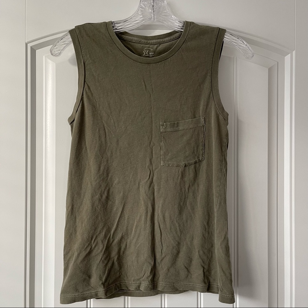 J.Crew Garment Dyed Muscle Tank